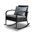 Gardeon Outdoor Furniture Rocking Chair Wicker Garden Patio Lounge Setting Black - Decorly