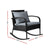 Gardeon Outdoor Furniture Rocking Chair Wicker Garden Patio Lounge Setting Black - Decorly