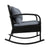 Gardeon Outdoor Furniture Rocking Chair Wicker Garden Patio Lounge Setting Black - Decorly