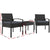 Gardeon 3-piece Outdoor Set - Black - Decorly