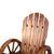 Gardeon Wagon Wheels Rocking Chair - Brown - Decorly
