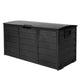 Giantz 290L Outdoor Weatherproof Lockable Storage Box In Black
