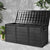 Giantz 290L Outdoor Storage Box Lockable Weatherproof Garden Deck Toy Shed ALL BLACK - Decorly