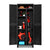 Gardeon Outdoor Storage Cabinet Lockable Tall Garden Sheds Garage Adjustable Black 173CM - Decorly