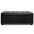 Artiss PU Leather Storage Ottoman - Black