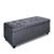 Artiss Large Fabric Storage Ottoman - Grey