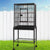 i.Pet Large Bird Cage with Perch - Black