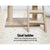 i.Pet 100cm Multi Level Cat Scratching Post In Beige