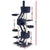 i.Pet 244cm Multi Level Cat Scratching Post In Grey