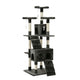 i.Pet 180cm Multi Level Cat Scratching Post in Grey