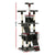 i.Pet 180cm Multi Level Cat Scratching Post - Grey - Decorly