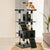 i.Pet 180cm Multi Level Cat Scratching Post - Grey - Decorly
