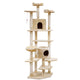 i.Pet 203cm Cat Tree Tower Scratching Post In Beige