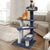 i.Pet 100cm Multi Level Cat Scratching Tree In Grey