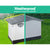 i.Pet Extra Extra Large Pet Kennel - Grey - Decorly