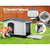 i.Pet Extra Extra Large Pet Kennel - Grey - Decorly