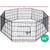 i.Pet 24 8 Panel Pet Dog Playpen Puppy Exercise Cage Enclosure Play Pen Fence" - Decorly