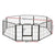 i.Pet 8 Panel Pet Dog Playpen Puppy 80x60cm