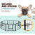 i.Pet 8 Panel Pet Dog Playpen Puppy 80x60cm