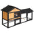 i.Pet Large Outdoor Wooden Hutch Coop With Metal Run Cage 165cm Wide