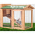 i.Pet 2 Storey Wooden Hutch Pet Coop 138cm Wide