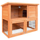 i.Pet 93cm Tall Wooden Pet Guinea pig Coop