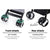 i.Pet Pet Stroller Dog Carrier Foldable Pram 3 IN 1 Middle Size Grey - Decorly