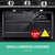 Devanti 3 Burner Portable Oven - Silver & Black - Decorly