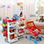 Keezi 24 Piece Kids Super Market Toy Set - Red & White