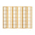 Artiss Room Divider Screen Privacy Wood Dividers Stand 6 Panel Nova Natural