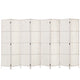 Artiss 8 Panels Room Divider Screen Privacy Rattan Timber Fold Woven Stand White