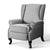 Artiss Recliner Chair Luxury Lounge Armchair Single Sofa Couch Fabric Grey - Decorly