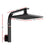 WELS 8 Rain Shower Head Set Bathroom Gooseneck Square Faucet High Pressure Hand Held"