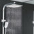 WELS 10 Rain Shower Head Set Bathroom Square Dual Heads Faucet High Pressure Hand Held" - Decorly