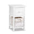 2 PCS Ariss Bedside Table - White - Decorly