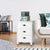 Artiss Vintage Bedside Table Chest Storage Cabinet Nightstand White - Decorly