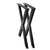 2x Metal Legs Coffee Dining Table Steel Industrial Vintage Bench X Shape 710MM
