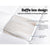 Giselle Single Mattress Topper Bamboo Fibre Pillowtop Protector - Decorly