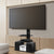 Artiss Floor TV Stand Bracket Mount Swivel Height Adjustable 32 to 70 Inch Black - Decorly