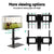 Artiss Floor TV Stand with Bracket Shelf Mount - Decorly