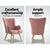 Lansar Accent Armchair And Ottoman In Rose