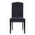 Set of 2 Dayna French Provincial Dining Chairs In Black