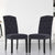 Set of 2 Dayna French Provincial Dining Chairs In Black