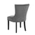 Set of 2 Cayes French Provincial Dining Chair In Velvet Grey
