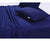 Elan Linen 100% Egyptian Cotton Vintage Washed 500TC Navy Blue Single Bed Sheets Set