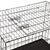 4Paws Dog Cage Pet Crate Cat Puppy Metal Cage ABS Tray Foldable Portable Black - 36" - Black