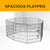 4Paws 8 Panel Playpen Puppy Exercise Fence Cage Enclosure Pets Black All Sizes - 24" - Black