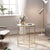 Gold Round Side Table
