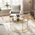 Gold Glass Table