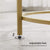 Gold Glass Table